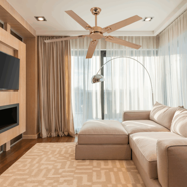 Quạt trần 5 cánh kiểu dáng trẻ trung hiện đại MF5-11J