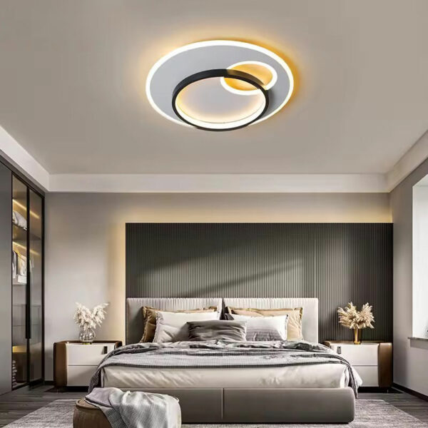 Đèn ốp trần mica hiện đại trang trí phòng khách MO-9072