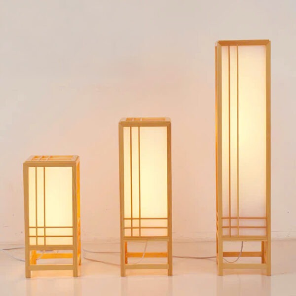 Đèn sàn Nhật Bản để sàn decor phòng trà BAG-13N