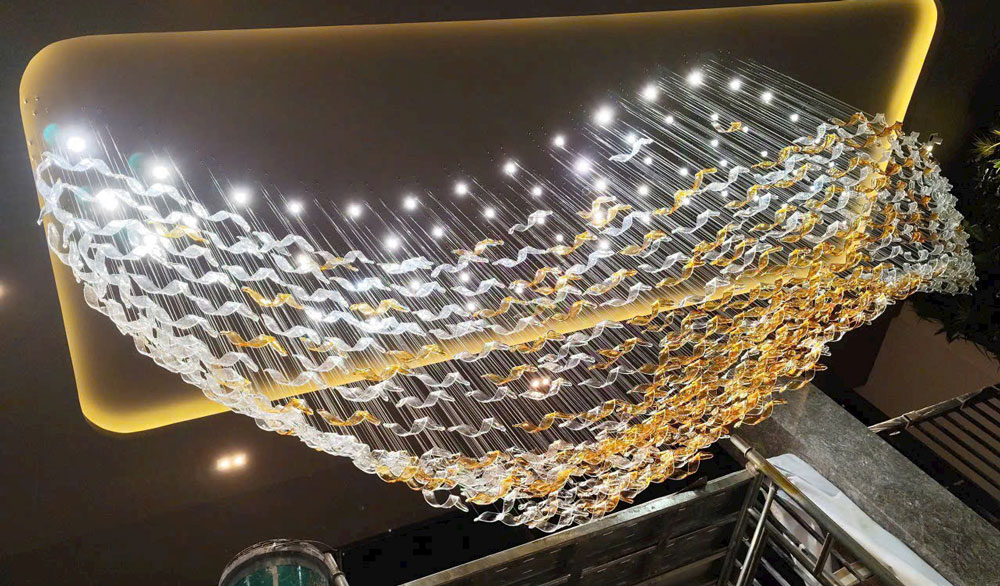 Dự Án Đèn Thông Tầng Lá Xoắn