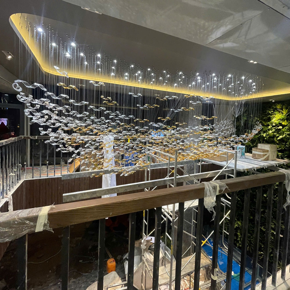 Dự Án Đèn Thông Tầng Lá Xoắn