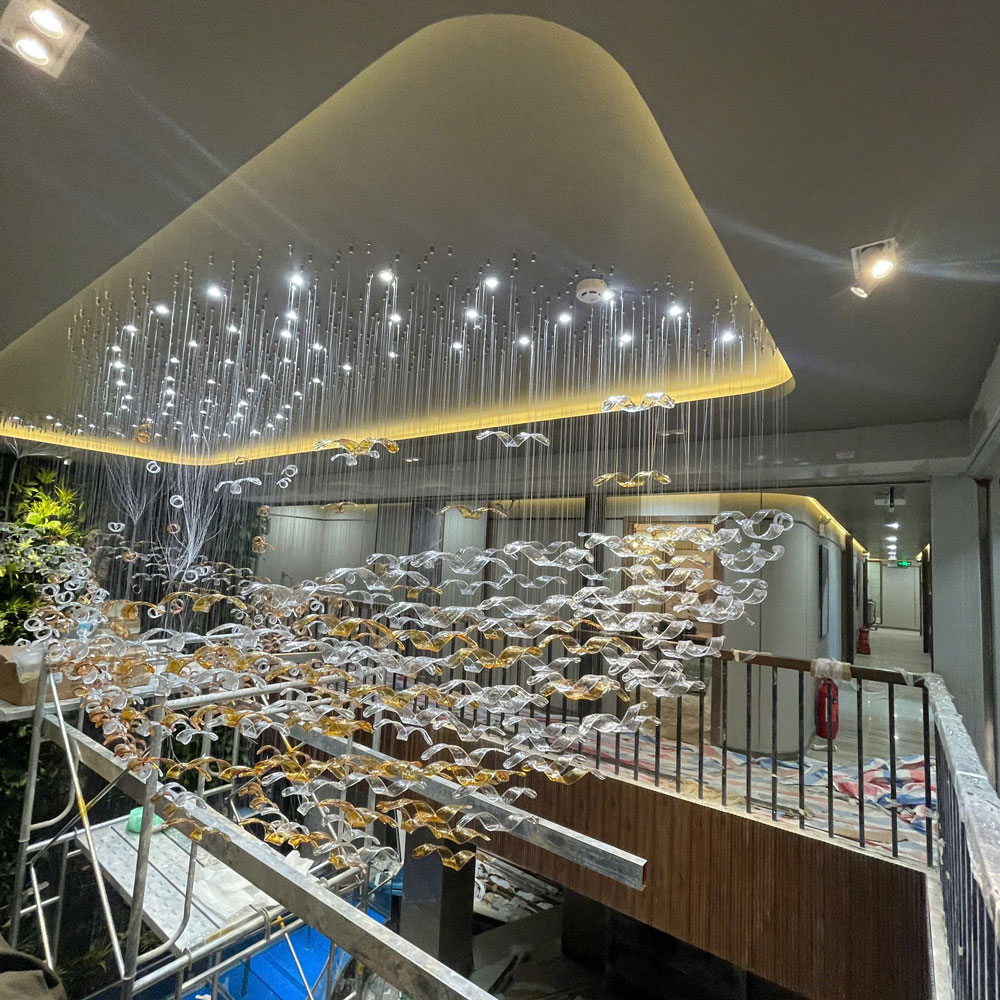 Dự Án Đèn Thông Tầng Lá Xoắn