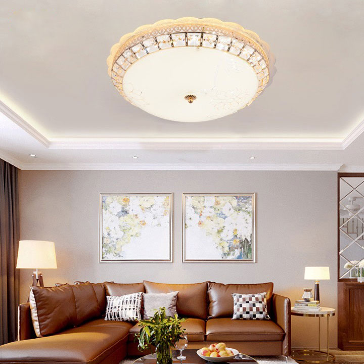 Đèn ốp trần pha lê OPLH48