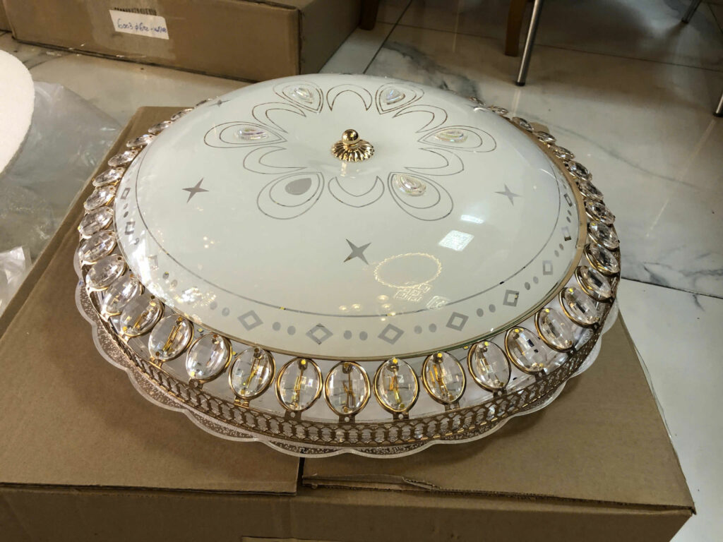 Đèn ốp trần pha lê OPLH90