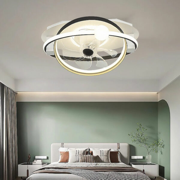Quạt trần đèn trang trí hiện đại OTQ03