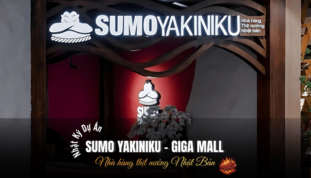 Dự Án Đèn Vải Thiết Kế Hiện Đại - Nhà hàng Sumo Yakiniku