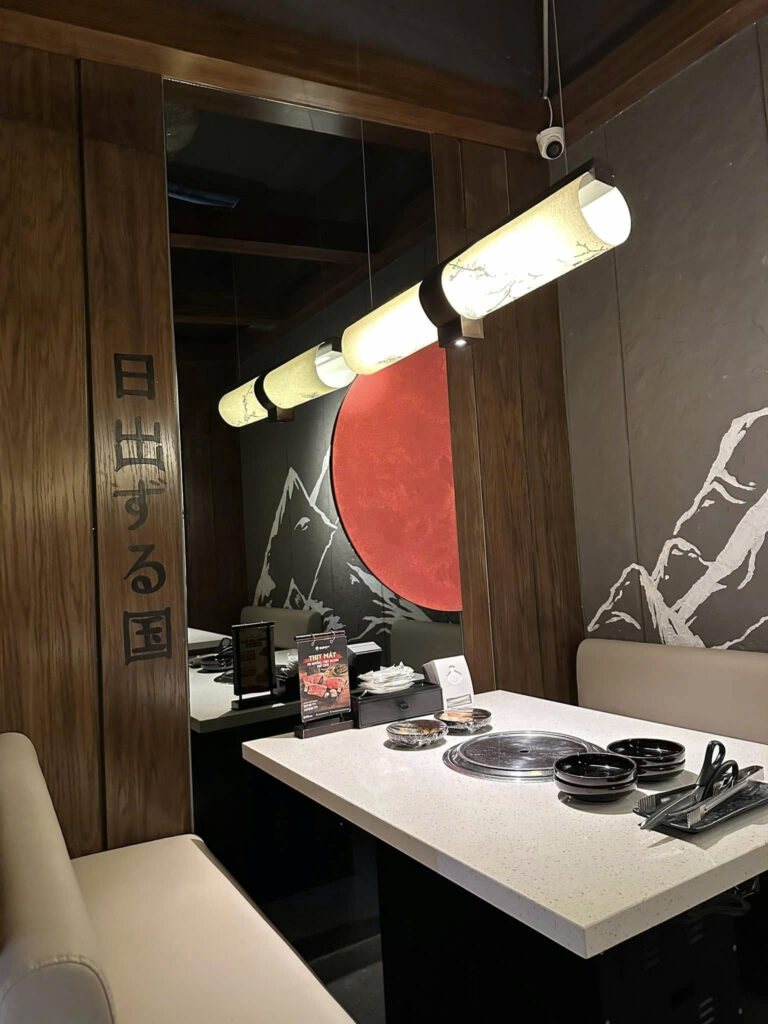 Dự Án Đèn Vải Thiết Kế Hiện Đại - Nhà hàng Sumo Yakiniku