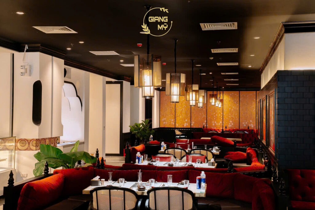 Dự Án Đèn Thả Thiết Kế - Chuỗi Nhà Hàng Giang Mỹ