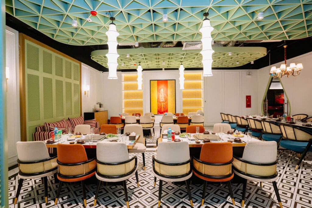 Dự Án Đèn Thả Thiết Kế - Chuỗi Nhà Hàng Giang Mỹ