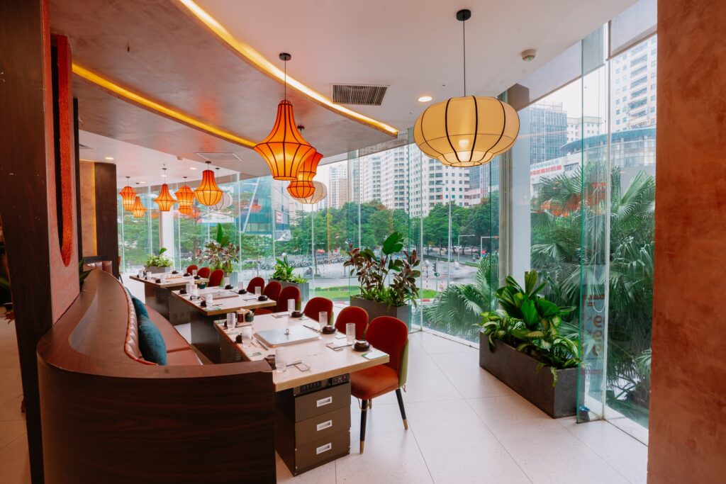 Dự Án Đèn Thả Thiết Kế - Chuỗi Nhà Hàng Giang Mỹ