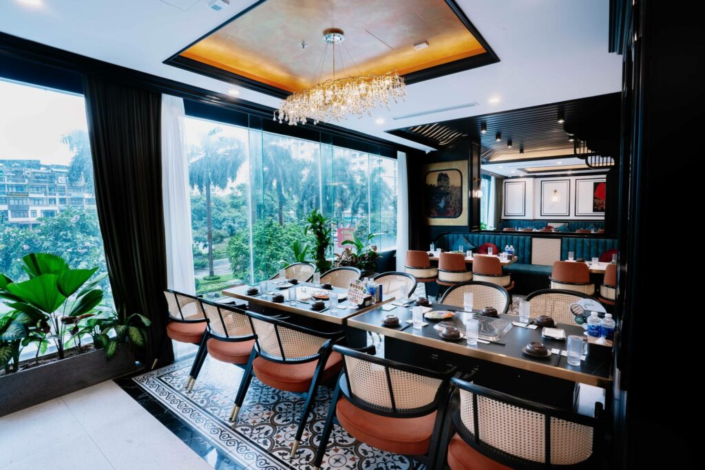 Dự Án Đèn Thả Thiết Kế - Chuỗi Nhà Hàng Giang Mỹ