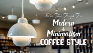 Tại sao 2026 đèn thả cafe phong cách Modern & Minimalism vẫn chưa hề "hạ nhiệt"?