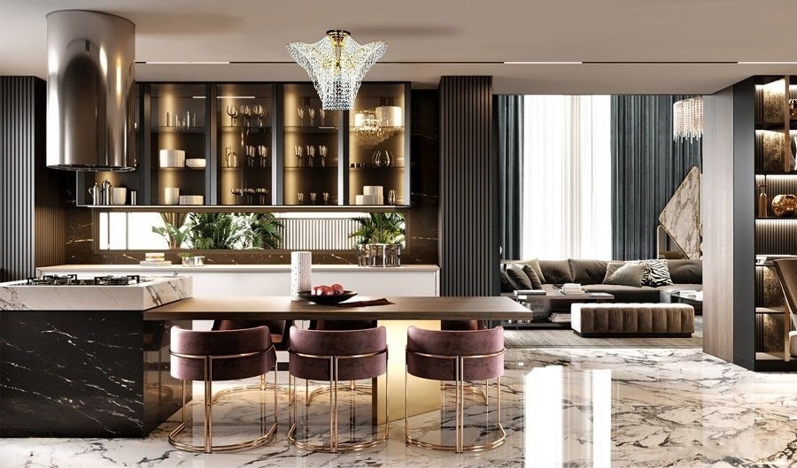 Chi phí đầu tư đèn chùm pha lê cho bar là bao nhiêu?