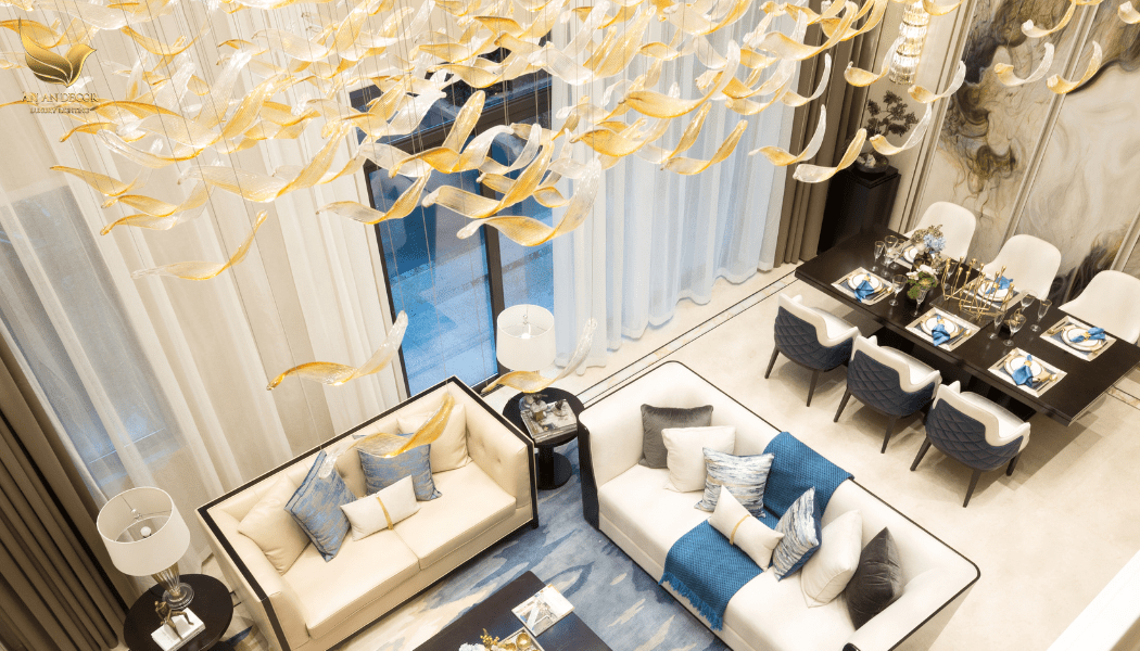 Nên chọn đèn thông tầng pha lê hay đèn LED để nâng tầm không gian sống