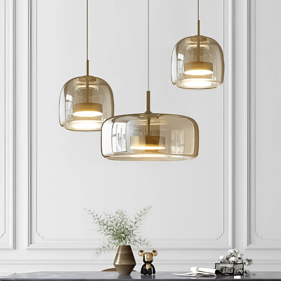 đèn thả thủy tinh