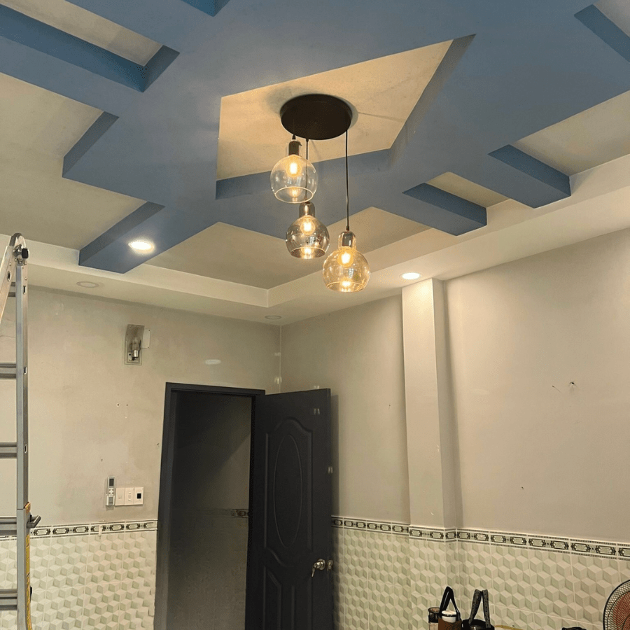 đèn thả thủy tinh