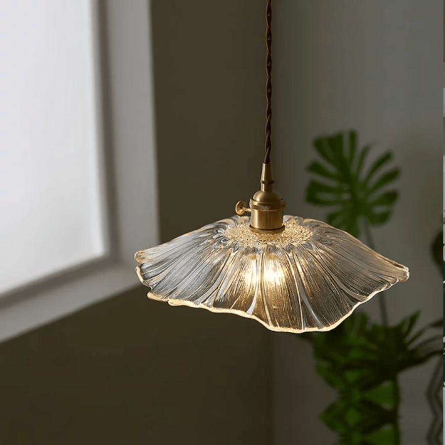 đèn thả thủy tinh