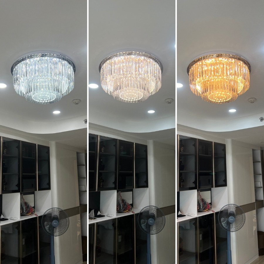Đèn ốp trần pha lê An An Decor