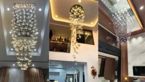 đèn thả thông tầng