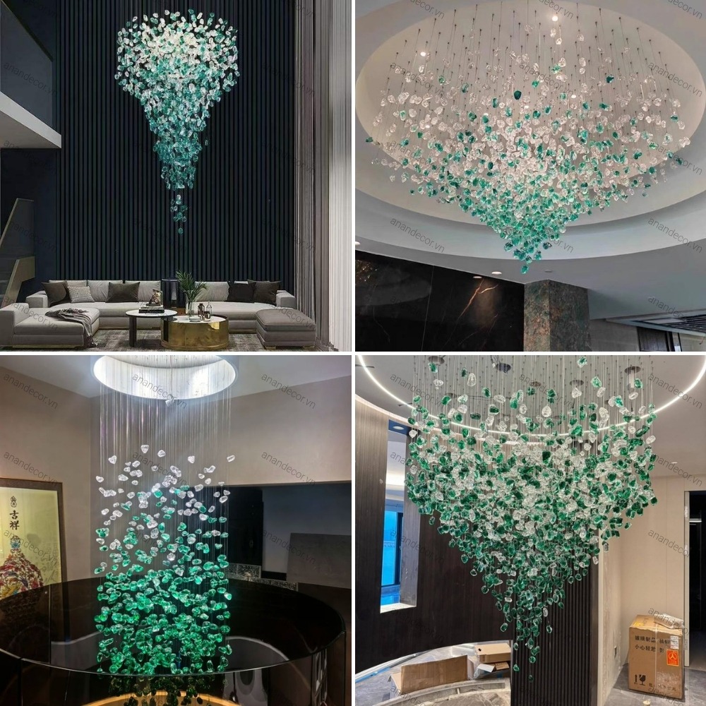 Đèn Đá Thủy Tinh Thiết Kế