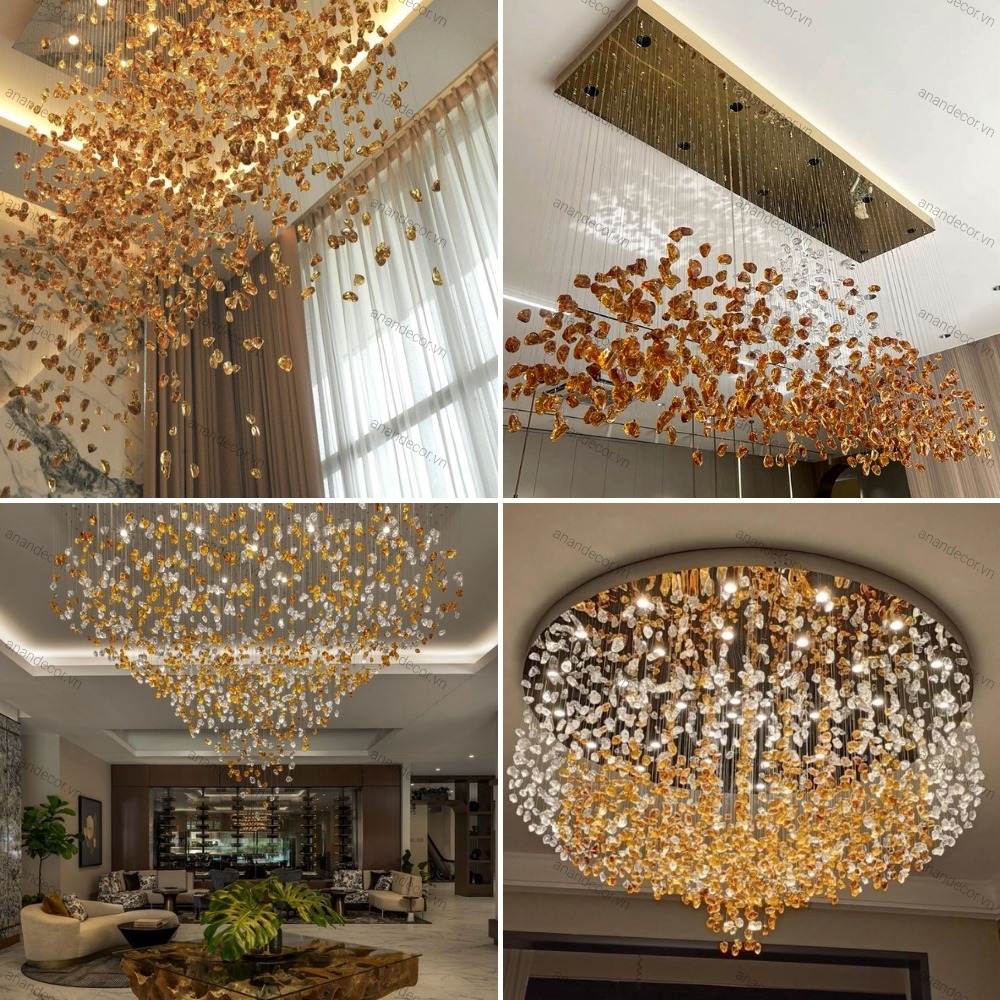 Đèn Đá Thủy Tinh Thiết Kế