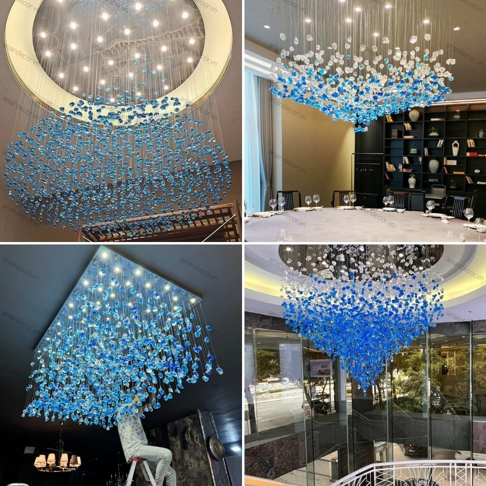 Đèn Đá Thủy Tinh Thiết Kế