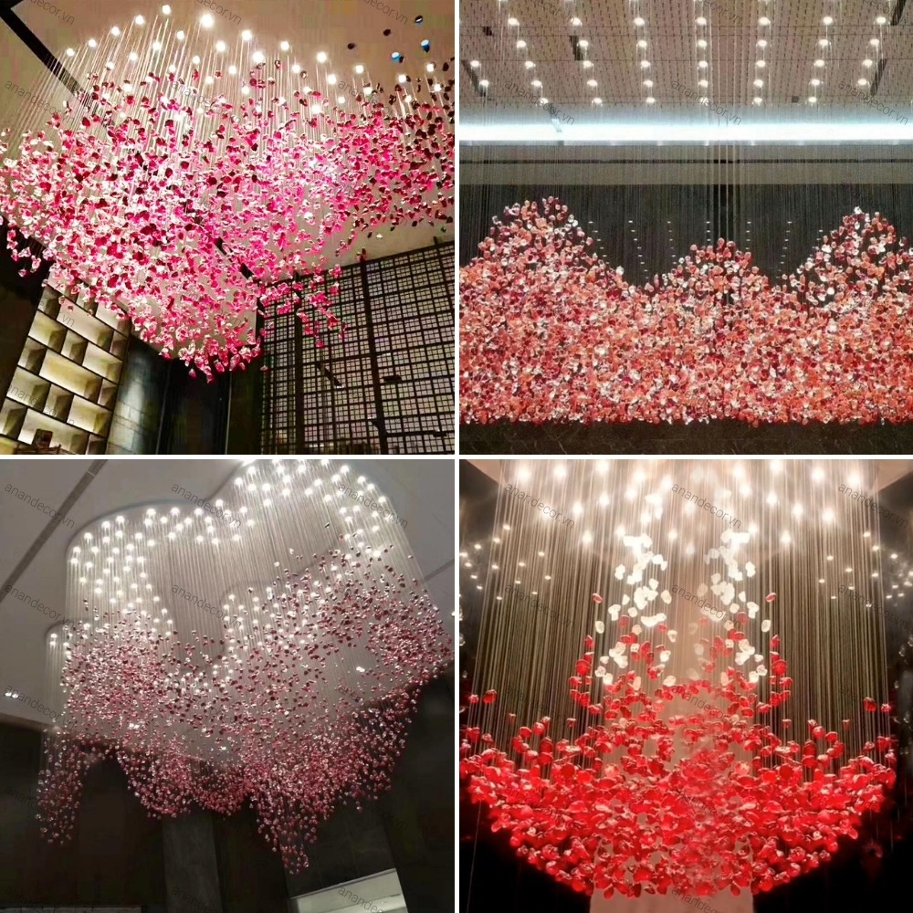 Đèn Đá Thủy Tinh Thiết Kế