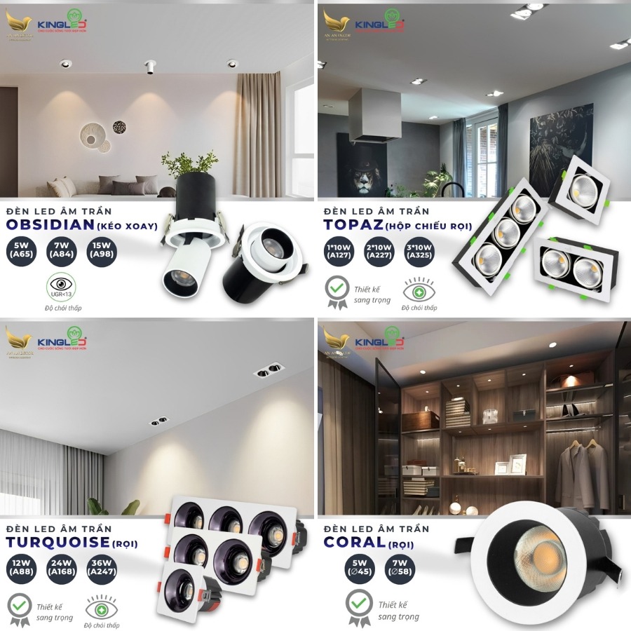 Đèn Led Âm Trần 