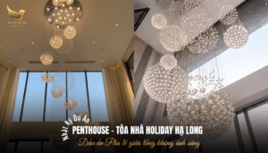 Đèn Thông Tầng Pha Lê Hạt