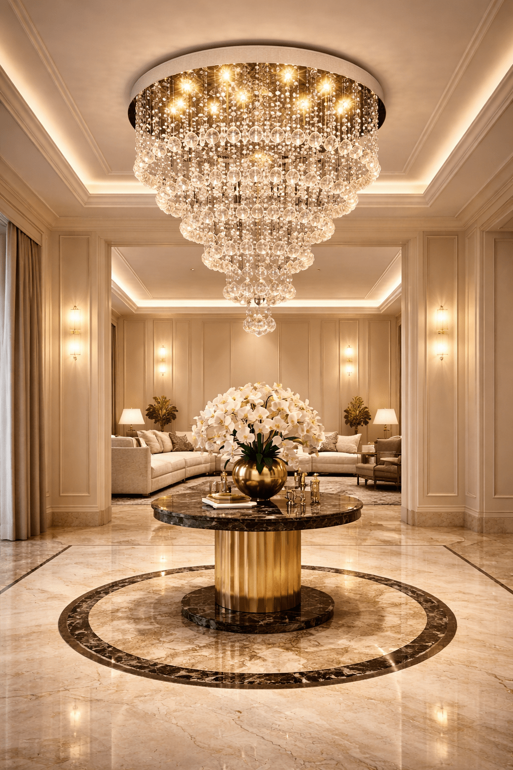 Đèn thả pha lê hạt thiết kế hiện đại HPL-12A - Ảnh 2