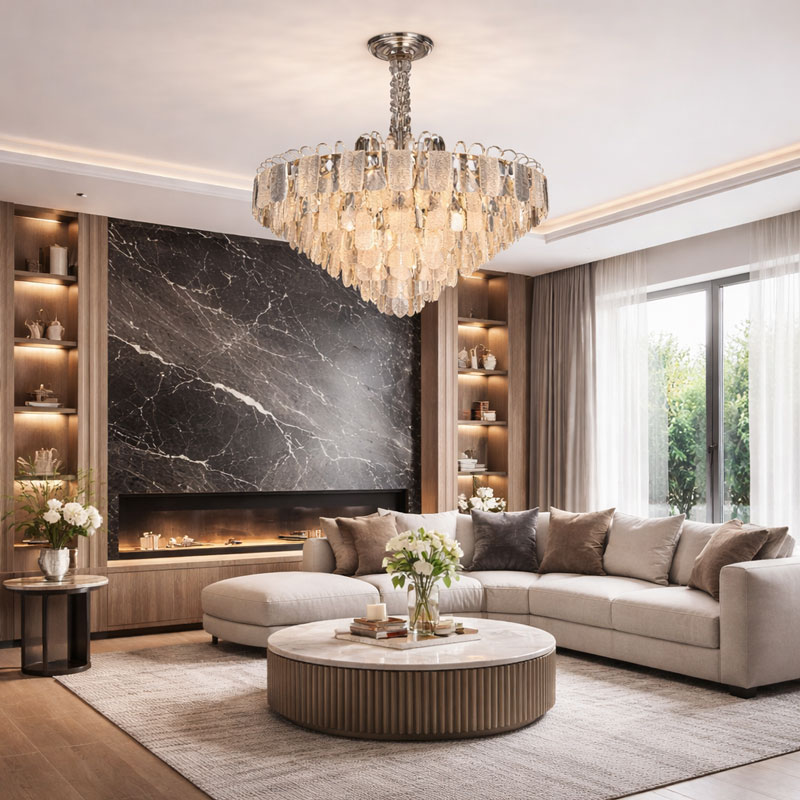 Đèn chùm thả pha lê cao cấp TPL6291