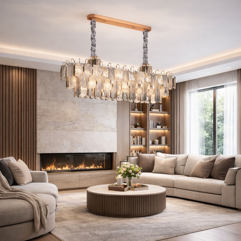 Đèn chùm thả pha lê cao cấp TPL6291 - Ảnh 3