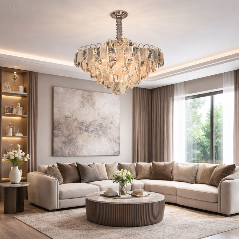 Đèn chùm thả pha lê cao cấp TPL6291