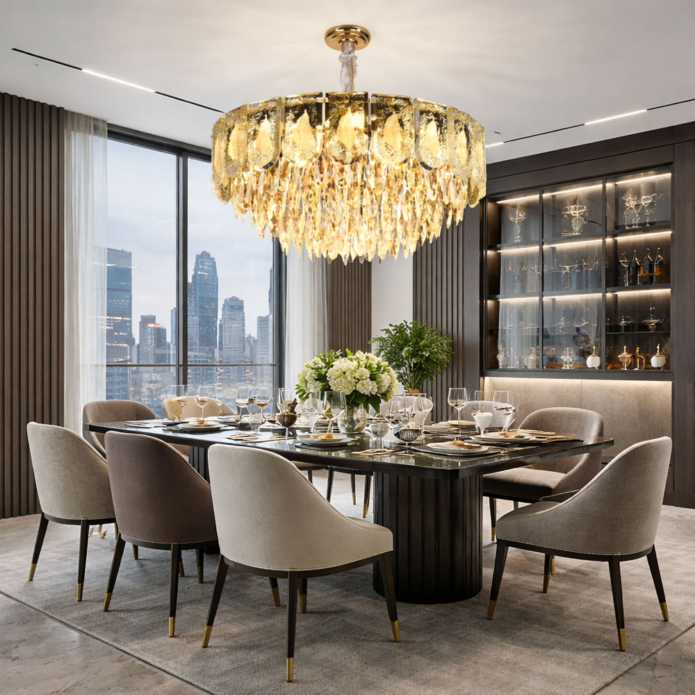 Đèn chùm thả pha lê cao cấp TPL-6211