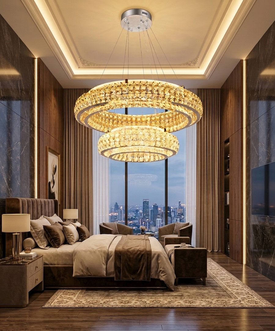 Đèn chùm thả pha lê cao cấp TPL-6508 - Ảnh 3