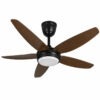 Quạt trần đèn 5 cánh kiểu dáng hiện đại QT-556-01K