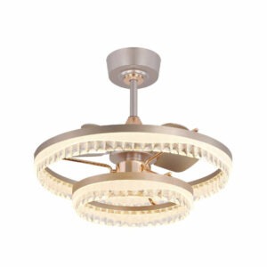 Quạt trần đèn kiểu dáng trẻ trung hiện đại QT-986M