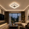 Đèn ốp trần mica hiện đại trang trí phòng khách OGD-10S