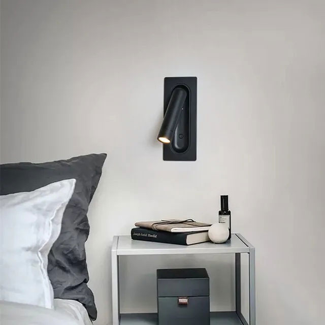 Đèn LED đọc sách đầu giường lắp âm tường hiện đại AWK-01 - Ảnh 2