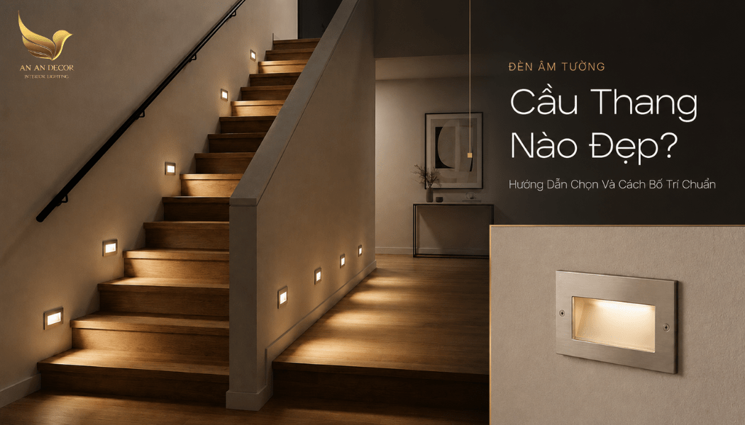 Đèn Âm Tường Cầu Thang Nào Đẹp? Hướng Dẫn Chọn Và Cách Bố Trí Chuẩn