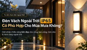 đèn vách ngoài trời