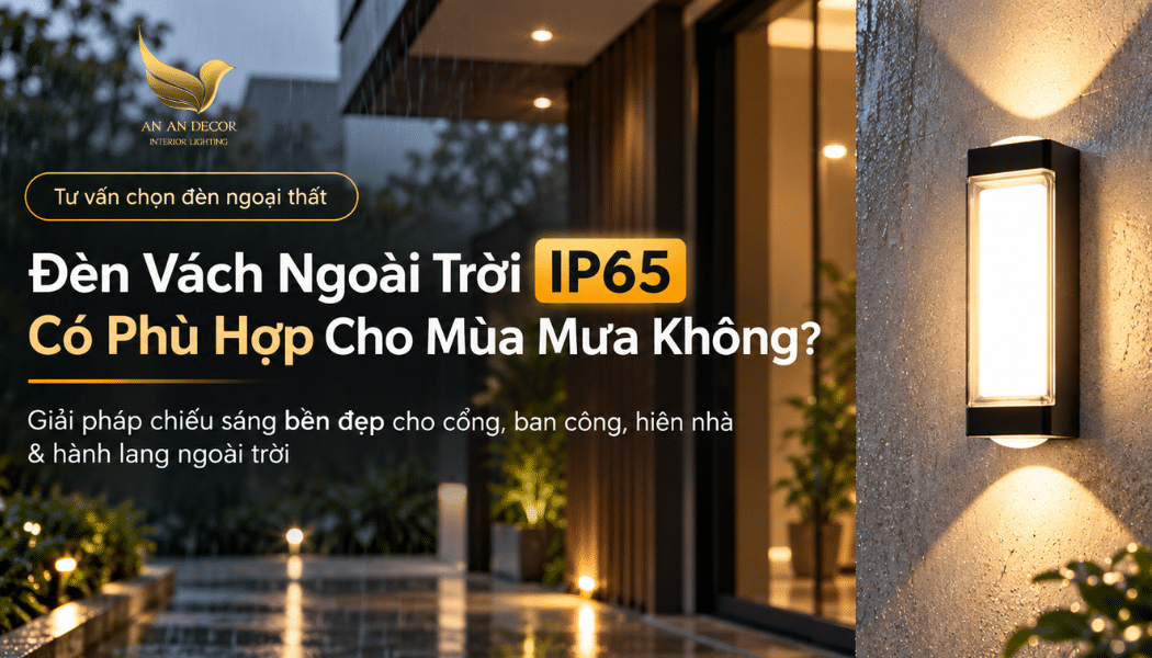 đèn vách ngoài trời