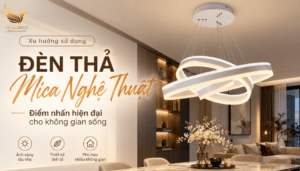 đèn thả mica